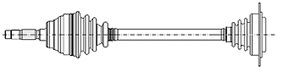 METELLI Drive shaft Article number: 17-0669 cheaply