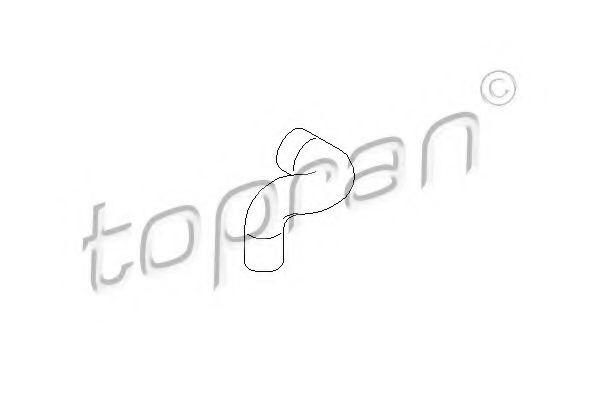TOPRAN Radiator hose Article number: 700 507 cheaply
