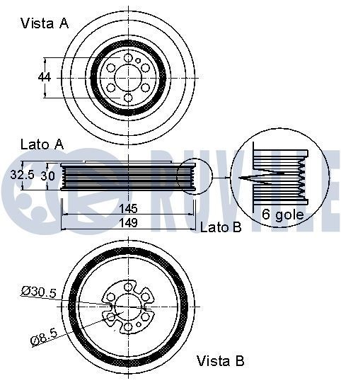 RUVILLE Injector Nozzle Article number: 375808 cheaply