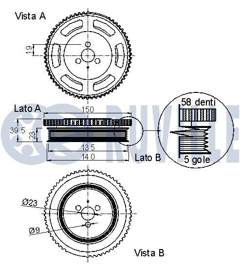 RUVILLE Injector număr articol: 376802 ieftin
