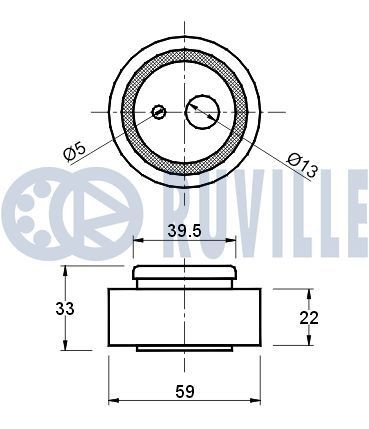 RUVILLE Tensioner Guide, timing chain Article number: 3452020 cheaply