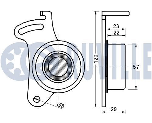 RUVILLE Timing chain kit Article number: 3453026S cheaply