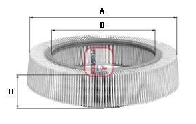 SOFIMA Luftfilter Varenummer: S 9660 A billige