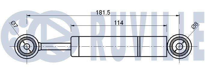 RUVILLE Tensioner Guide, timing chain Article number: 3468019 cheaply