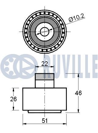 RUVILLE Timing chain kit Article number: 3466020S cheaply