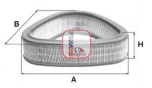 SOFIMA Luftfilter Varenummer: S 5460 A billige