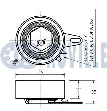 RUVILLE Rubber Buffer, suspension Article number: 835403 cheaply