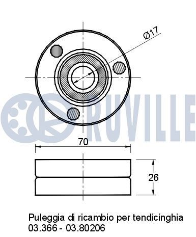 RUVILLE Rubber Buffer, suspension Article number: 835407 cheaply