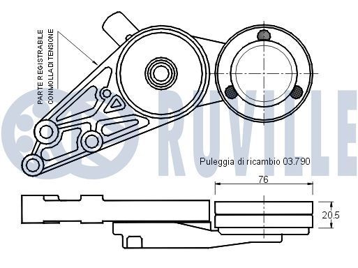 RUVILLE Rubber Buffer, suspension Article number: 835412 cheaply