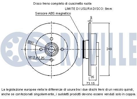RUVILLE Wheel Hub Article number: 485303 cheaply