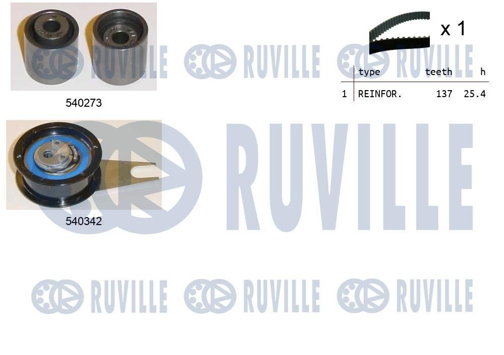 RUVILLE Rola intinzator, curea distributie număr articol: 57704 ieftin