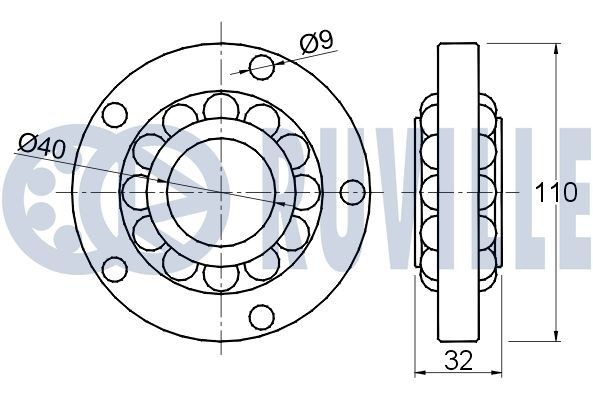 RUVILLE Cylinder Head Bolt Article number: 305452 cheaply