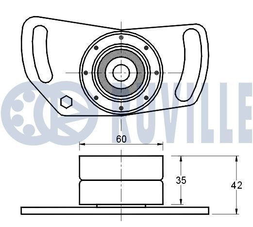 RUVILLE Camshaft Adjuster Article number: 205807 cheaply