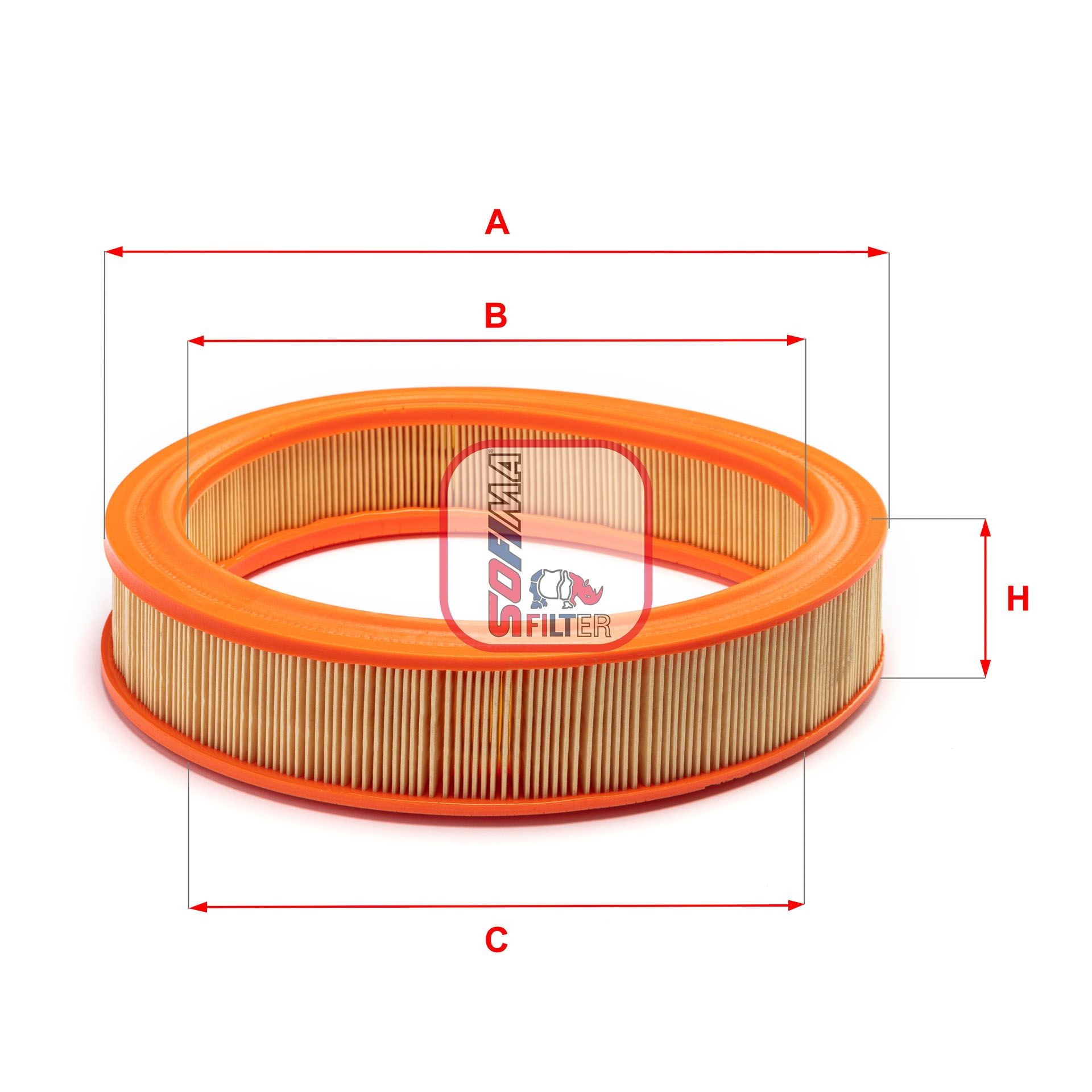 SOFIMA Air filter Article number: S 9360 A cheaply