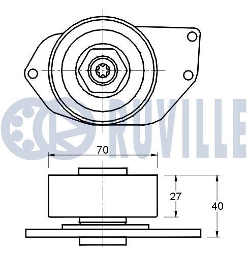 RUVILLE Camshaft Adjuster Article number: 205902 cheaply