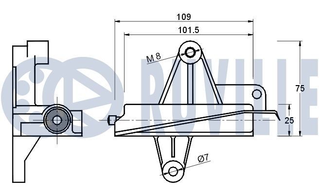 RUVILLE Timing belt kit Article number: 5597370 cheaply