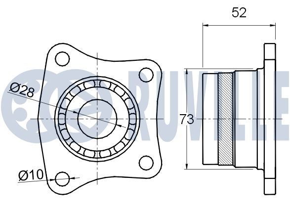 RUVILLE Pulley Set, timing belt Article number: 5544052 cheaply