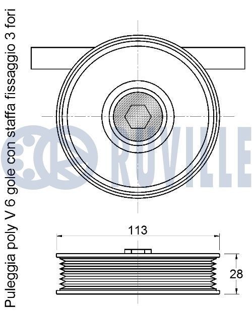 RUVILLE Timing belt kit Article number: 5681270 cheaply