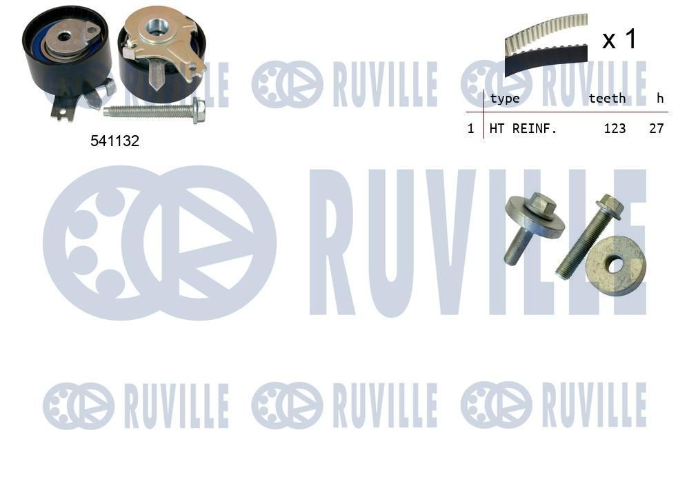 RUVILLE Timing belt kit Article number: 5810070 cheaply