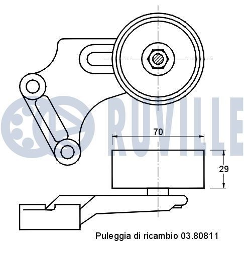 RUVILLE Timing belt kit Article number: 5574270 cheaply