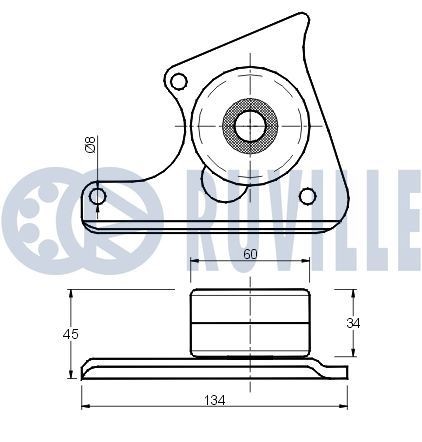 RUVILLE Timing Chain Article number: 3453007 cheaply