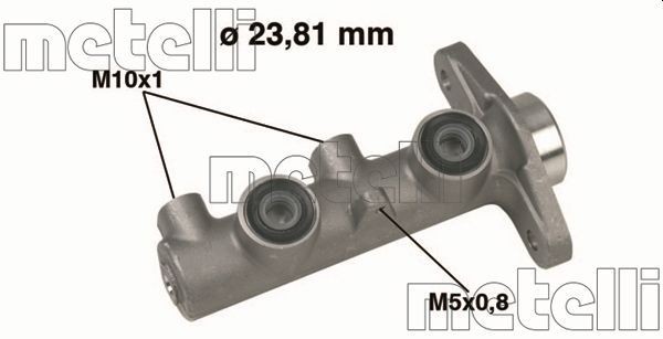 METELLI Peapiduri silinder Artikli number: 05-0334 soodsalt