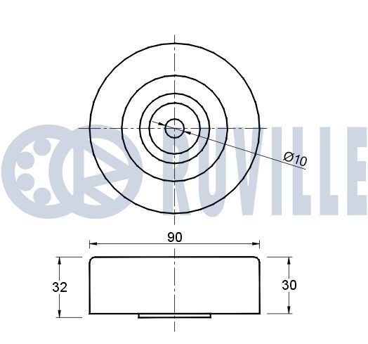 RUVILLE Gear, injection pump Article number: 3484028 cheaply