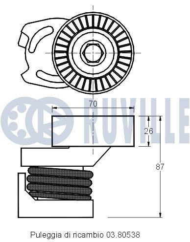 RUVILLE Wheel bearing kit Article number: 8105 cheaply