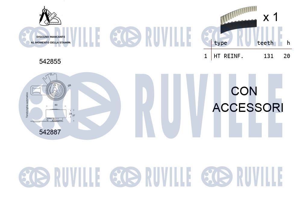 RUVILLE Tandremssæt Varenummer: 5641570 billige