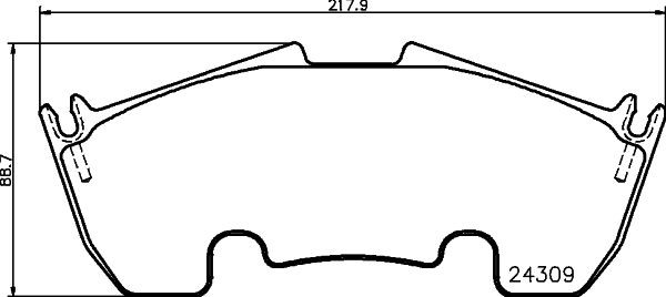 MINTEX Brake pad set Article number: MDB2840 cheaply