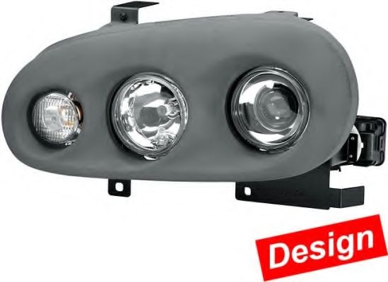 HELLA Headlight set Article number: 1DL 008 494-851 cheaply
