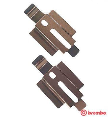 BREMBO A 02 200 Monteringssæt til bremseklodser ACE 4.6 (1NMBCFN) 326 HK Benzin