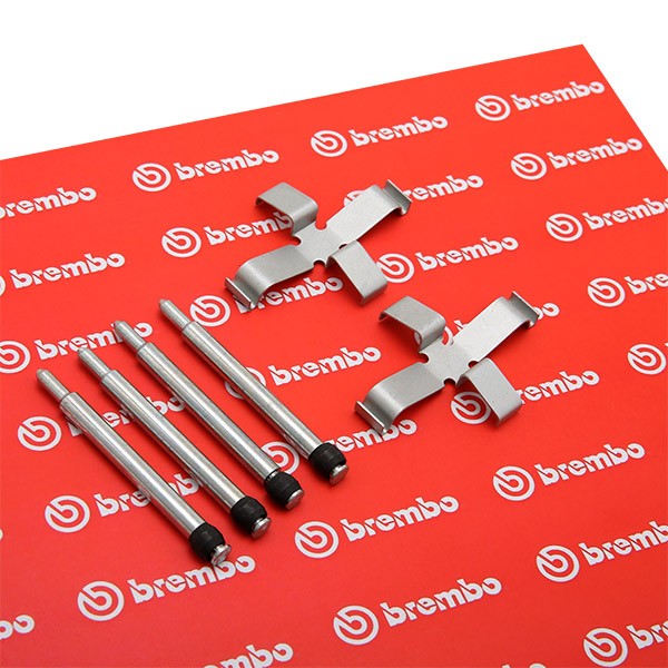 BREMBO A 02 315 Monteringssæt til bremseklodser C70 T5 245 HK Benzin 2005