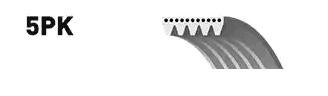GATES Serpentine belt Article number: 5PK940 cheaply