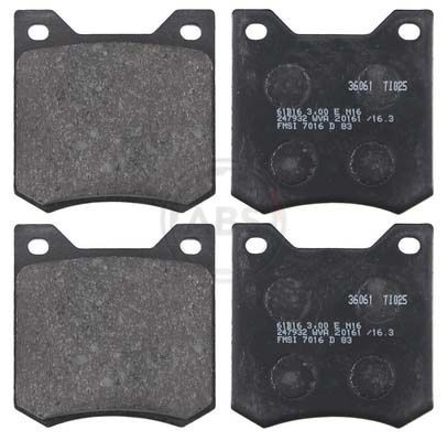 A.B.S. Brake pad set Article number: 36061 cheaply