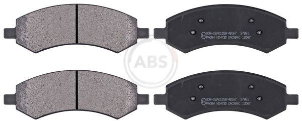 A.B.S. Brake pad set Article number: 37861 cheaply