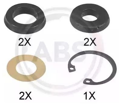 A.B.S. 73023 Ремонтен комплект, спирачна помпа ROCKY 2.8 TD (F70, F75, F80, F85) 91 K.C. дизел 1998
