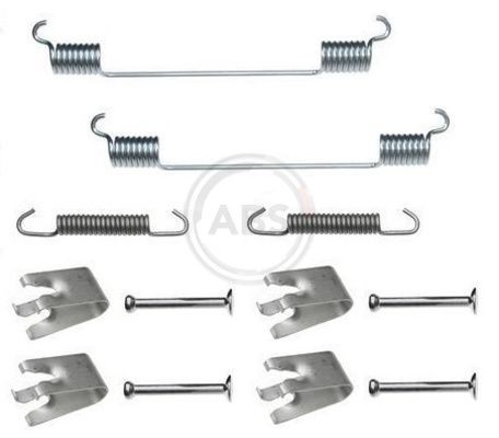 A.B.S. 0814Q Tilbehørssæt, bremsebakker IDEA 1.3 D Multijet 95 HK Diesel