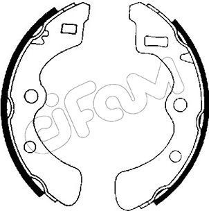 CIFAM Brake Shoe Set Article number: 153-152 cheaply