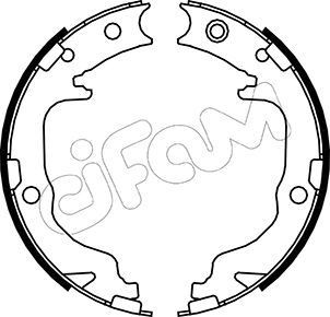 CIFAM Handbrake shoes Article number: 153-362 cheaply
