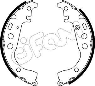 CIFAM Brake Shoe Set Article number: 153-431 cheaply