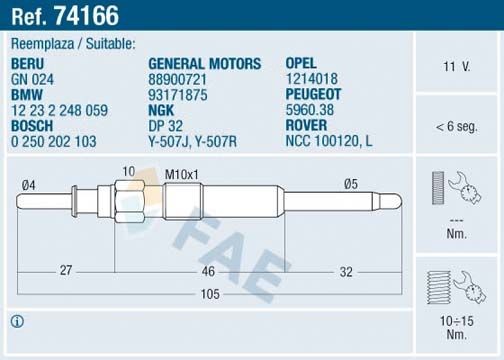 FAE Reverse light switch Article number: 41230 cheaply