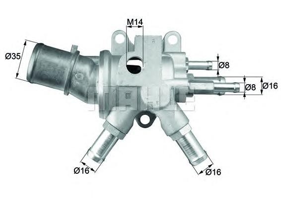 MAHLE ORIGINAL Thermostat Article number: TI 99 83D cheaply