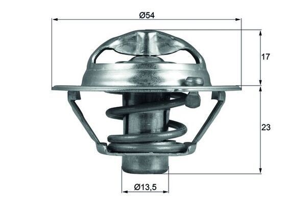 MAHLE ORIGINAL Thermostat Article number: TX 118 82D cheaply