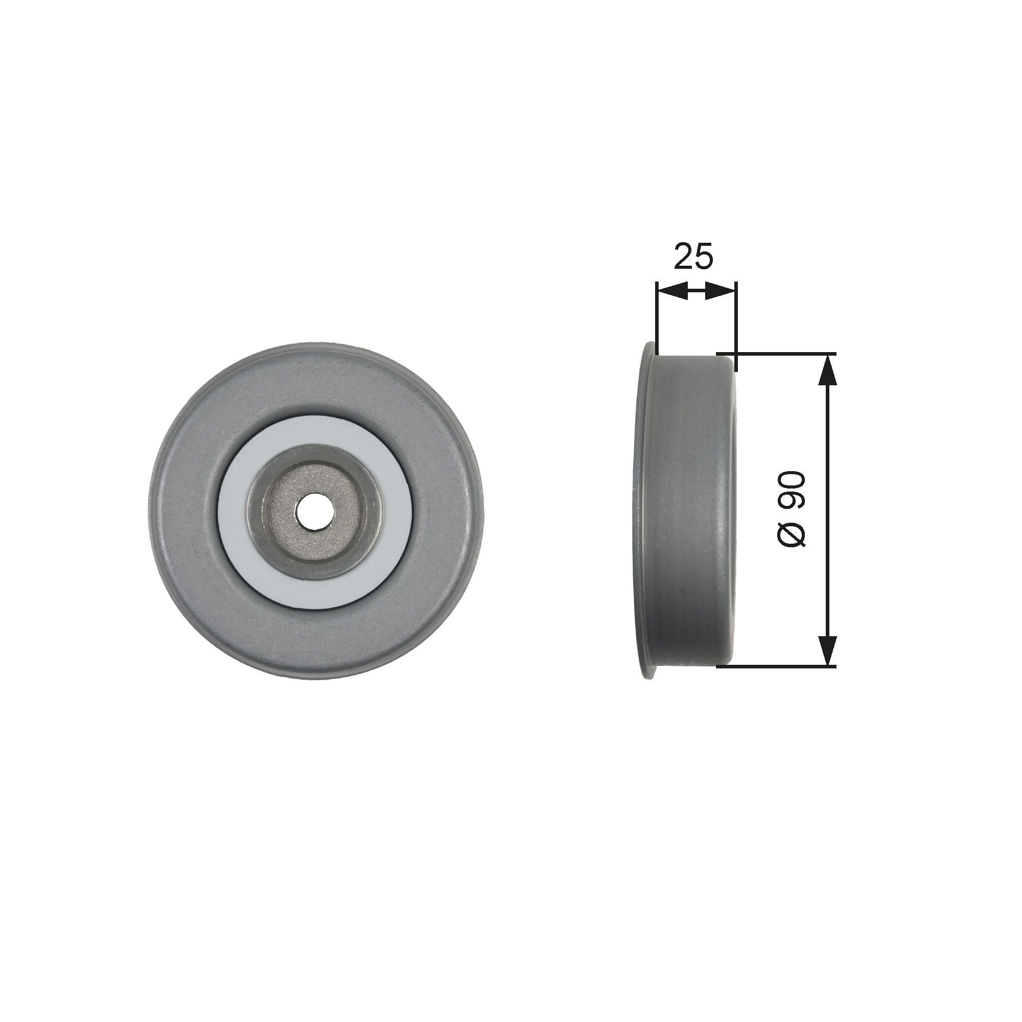 GATES Strammehjul, kilerem artikkelnummer: T39245 billig