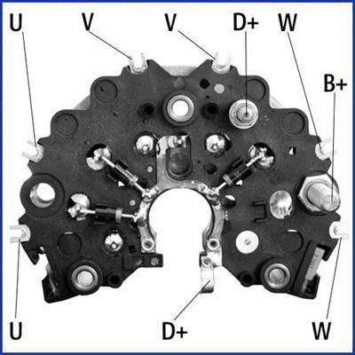 HITACHI Rectifier, alternator Article number: 139491 cheaply