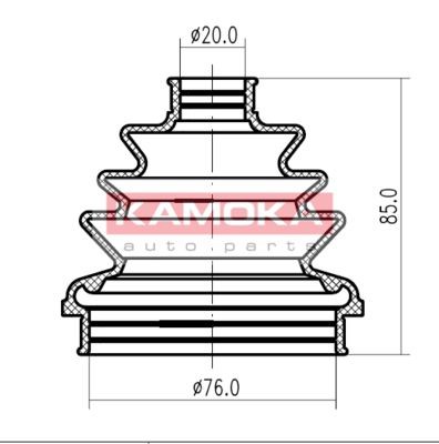 KAMOKA CV boot Article number: 1146252 cheaply