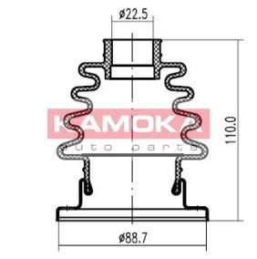 KAMOKA CV boot Article number: 1148010 cheaply