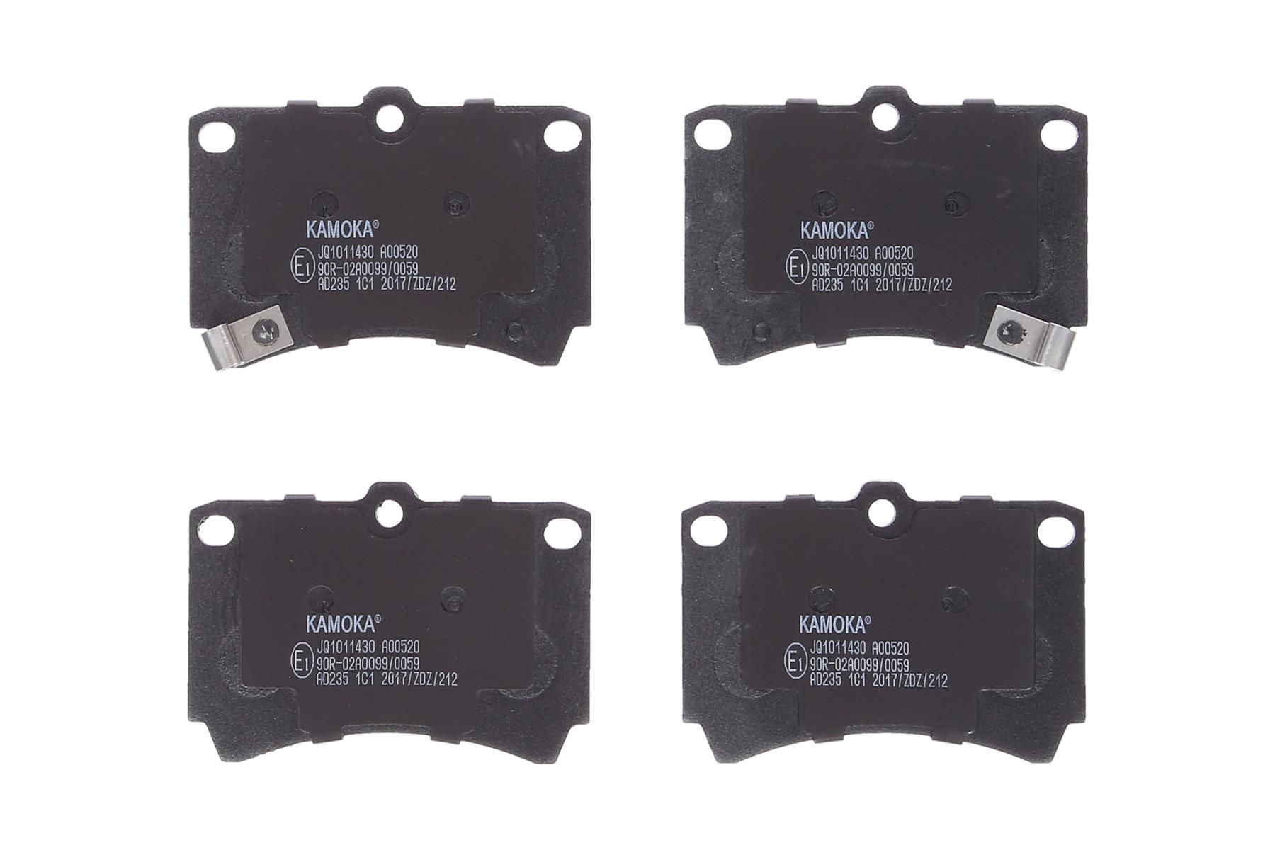 KAMOKA Brake pad set Article number: JQ1011430 cheaply