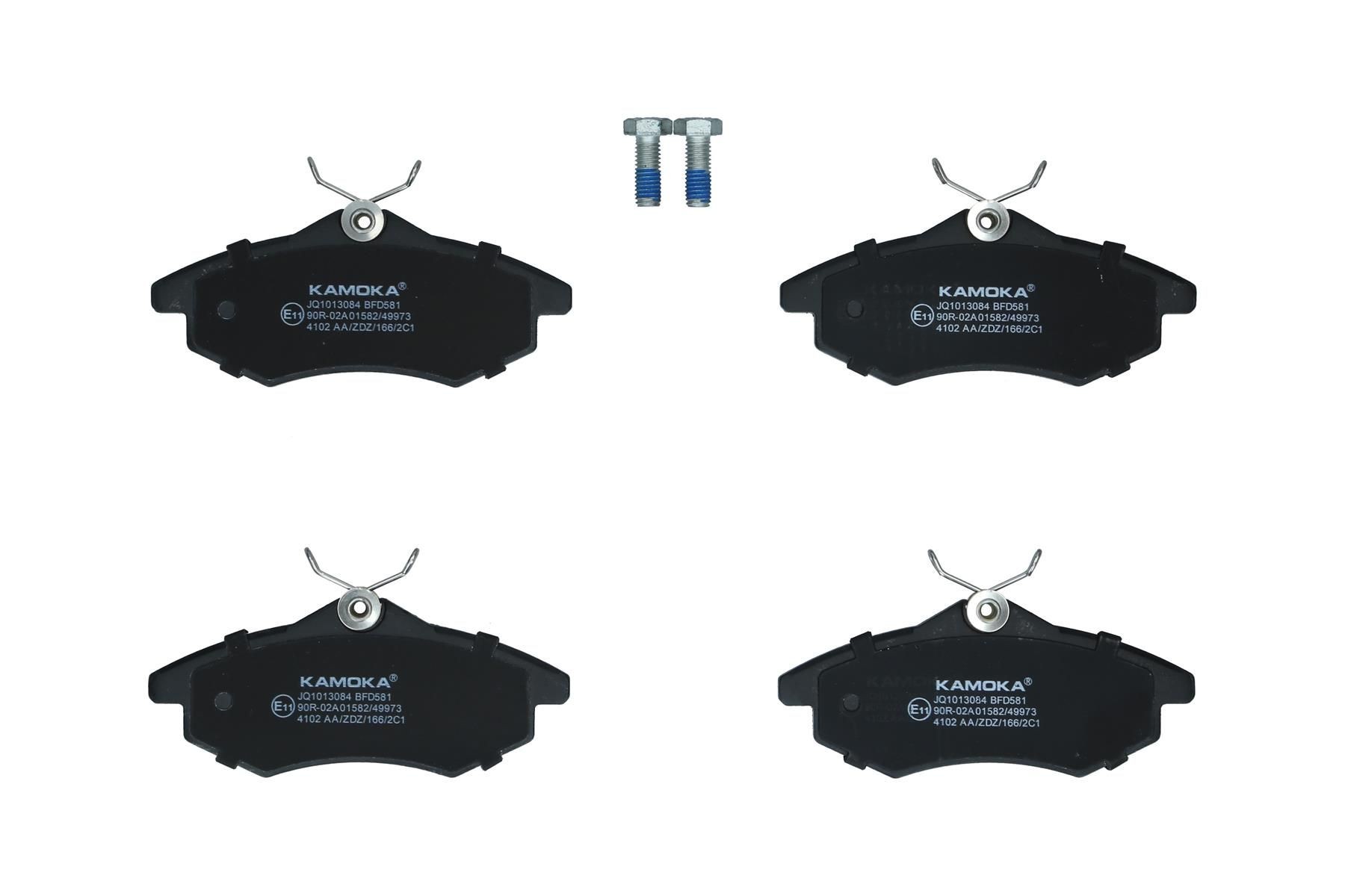 KAMOKA Brake pad set Article number: JQ1013084 cheaply